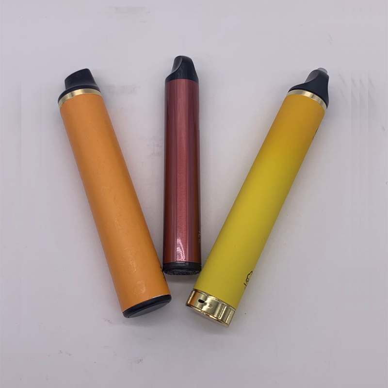 قلم vape الملون ecig vaper فارغ للاستخدام مرة واحدة جراب vape مع صندوق تغليف